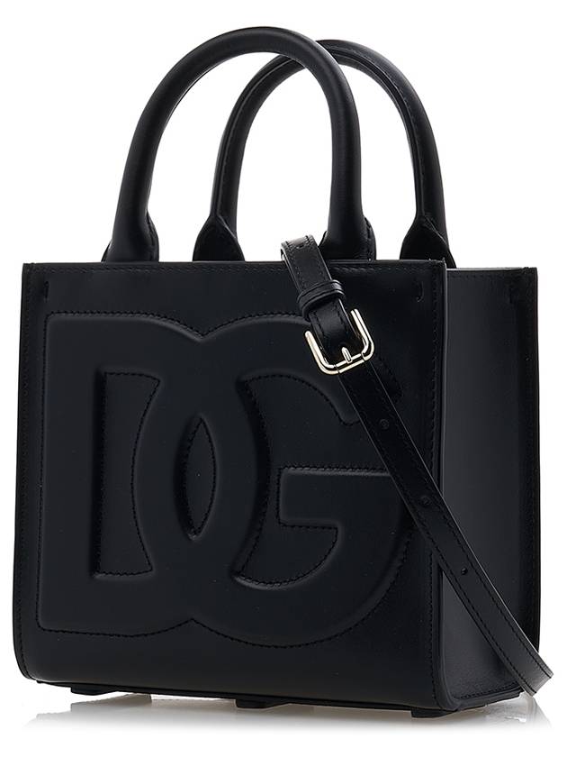 Logo Daily Small Tote Bag Black - DOLCE&GABBANA - BALAAN 3