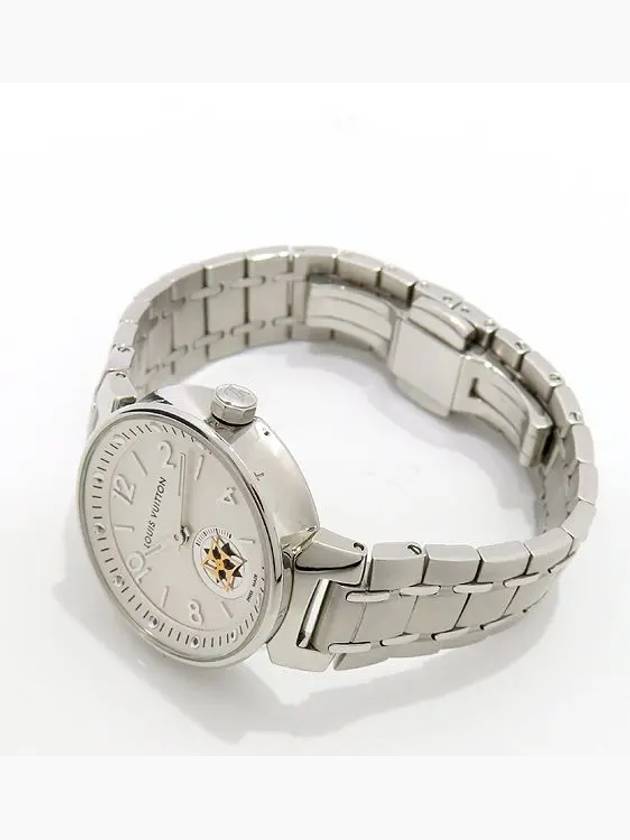 Q8J10 TAMBOUR MOON STAR 28 Moonstar Amarante Quartz Women s Steel Band Watch Additional Strap - LOUIS VUITTON - BALAAN 2