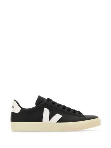 Black chrome free leather Campo sneakers CP0501215 BLACKWHITE 270523 1148820 - VEJA - BALAAN 1