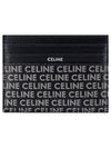 Lettering Logo Card Wallet Black - CELINE - BALAAN 2