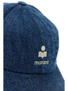 Tomas Embroidered Logo Ball Cap Blue - ISABEL MARANT - BALAAN 5