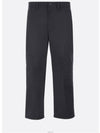 Men's Logo Cargo Straight Pants Black - VALENTINO - BALAAN 4