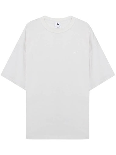 Solo Swoosh Short Sleeve T-shirt White - NIKE - BALAAN 1