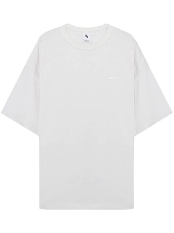 Solo Swoosh Short Sleeve T-shirt White - NIKE - BALAAN 1