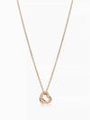 Open Heart Pendant Necklace Rose Gold - TIFFANY & CO. - BALAAN 2