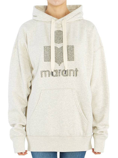 Logo Hoodie Ecru - ISABEL MARANT - BALAAN 1