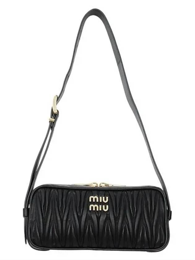 Materasse Nappa Leather Cross Bag Black - MIU MIU - BALAAN 3