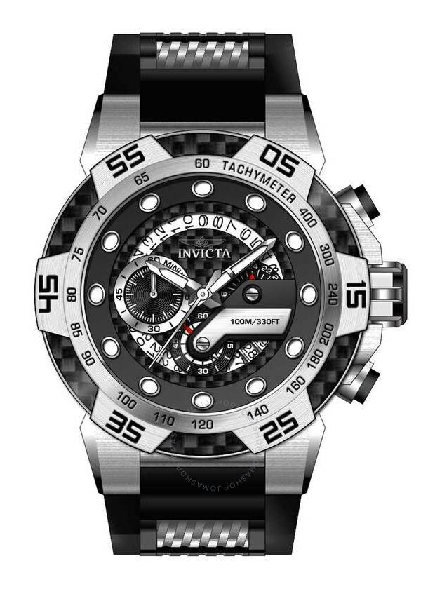 Invicta Speedway Chronograph Quartz Black Dial Men's Watch 36597 - INVICTA - BALAAN 1