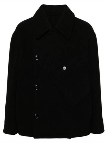 Coat OW1114 LF1116 BK999 BLACK - LEMAIRE - BALAAN 1