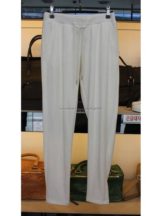 Women's Track Pants Ivory 87662 80069 - MONCLER - BALAAN 2