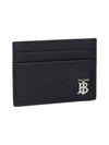 TB Logo Leather Card Wallet Black - BURBERRY - BALAAN 4