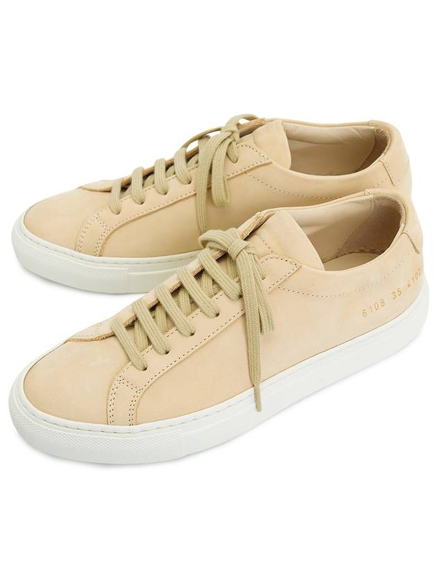 COMMON PROJECTS Original Achilles Low Top Sneakers Beige