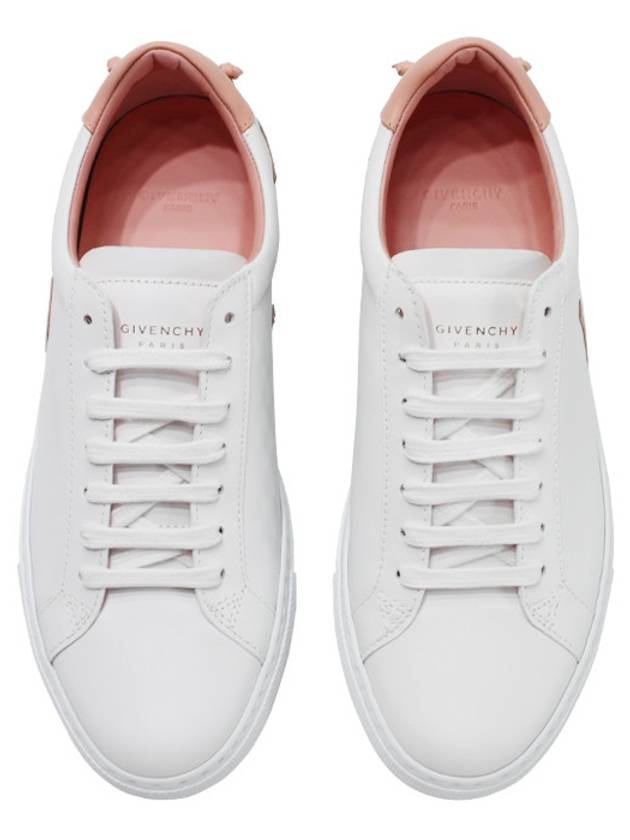 Urban Street Logo Low Top Sneakers Pink White - GIVENCHY - BALAAN 4