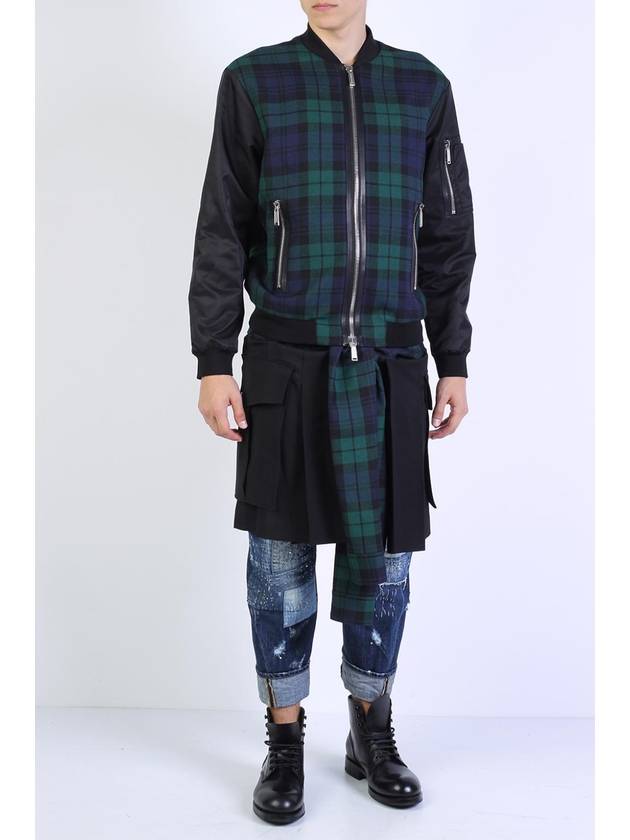 Scottish Check bomber jacket - DSQUARED2 - BALAAN 3