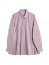 Borrowed BD Cotton Long Sleeve Shirt Purple - OUR LEGACY - BALAAN 2