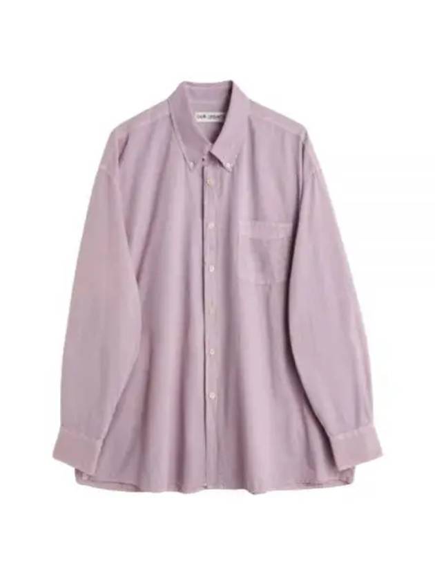 Borrowed BD Cotton Long Sleeve Shirt Purple - OUR LEGACY - BALAAN 2