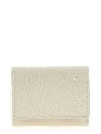 Zip Compact Tri-Fold Half Wallet Ivory - MAISON MARGIELA - BALAAN 2