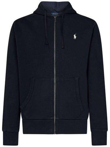 Ralph Lauren Faded Black Loopback Hoodie - RALPH LAUREN - BALAAN 1