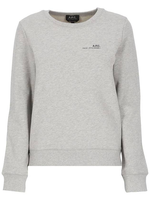 Women's Item F Sweatshirt Grey - A.P.C. - BALAAN 2