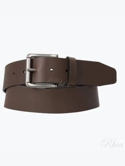 Joris Buckle Leather Belt Brown - HUGO BOSS - BALAAN 2