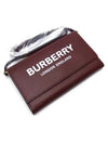 Logo Detachable Strap Shoulder Bag Burgundy - BURBERRY - BALAAN 6