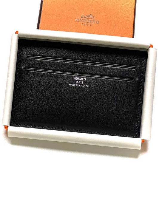 Citizen Twill Card Wallet Noir - HERMES - BALAAN 2