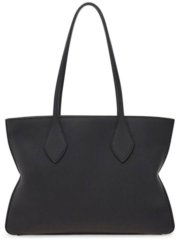 Hammered Calfskin Tote Bag Black - SALVATORE FERRAGAMO - BALAAN 7