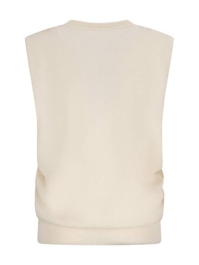 SLEEVELESS CASHMERE TOP - JIL SANDER - BALAAN 2