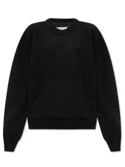 Crew Neck Wool Blend Knit Top Black - MAISON MARGIELA - BALAAN 2