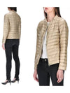 Elena Slim Fit Bomber Padding Beige - HERNO - BALAAN 2