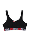 UFSB-Oriba Logo Band Bra Black - DIESEL - BALAAN 1