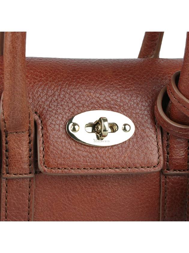 Mini Bayswater Tote Bag Brown - MULBERRY - BALAAN 8