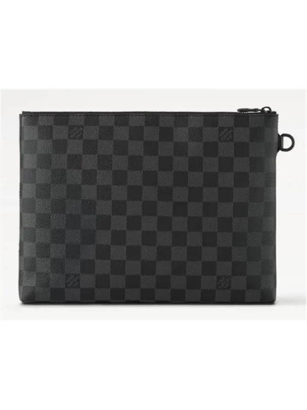 Takeoff Damier Pouch Bag Grey - LOUIS VUITTON - BALAAN 6