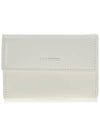 Tri-Fold Baby Leather Half Wallet Natural - JIL SANDER - BALAAN 2