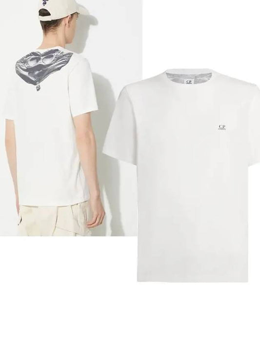 30/1 Jersey Goggle Short Sleeve T-Shirt White - CP COMPANY - BALAAN 2