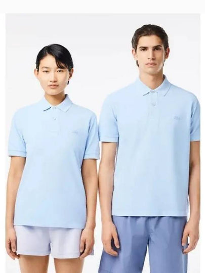 Natural Dye Classic Fit Polo Shirt Blue - LACOSTE - BALAAN 2