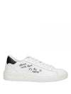 Lettering Logo Low-Top Sneakers White - MSGM - BALAAN 2