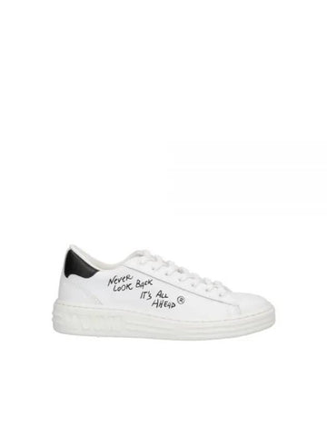 Lettering Logo Leather Sneakers 3541MDS501 323 99 - MSGM - BALAAN 1