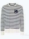 Fox Motif Cotton Long Sleeve T-Shirt Black White - MAISON KITSUNE - BALAAN 2