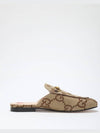 Princetown Jumbo GG Slipper Camel Ebony - GUCCI - BALAAN 4