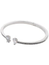 Mesmera Crystal Cuff Bracelet Silver - SWAROVSKI - BALAAN 1