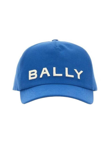 Embroidered Logo Ball Cap Blue - BALLY - BALAAN 1