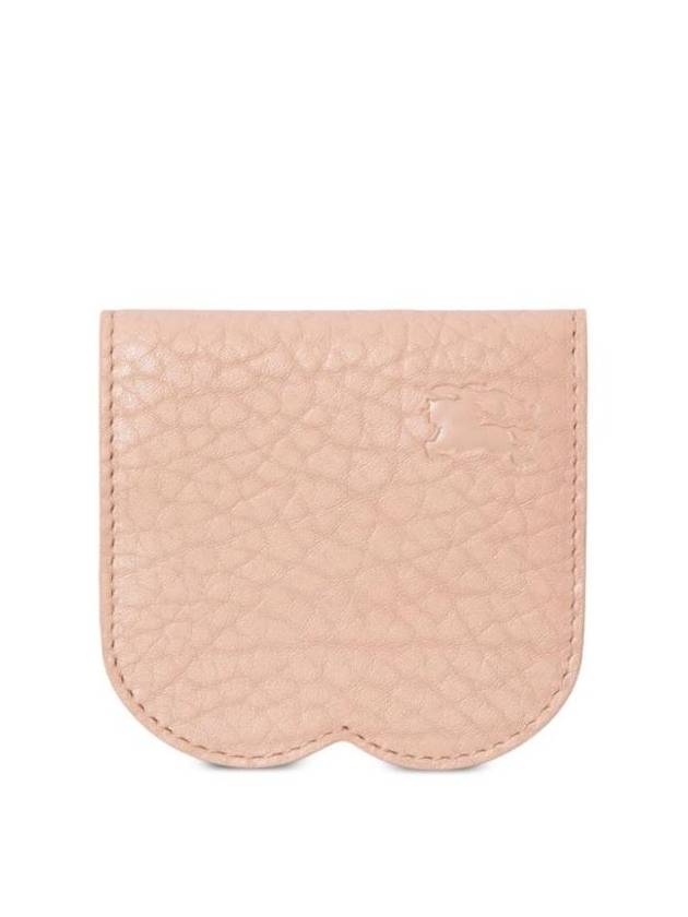 Folding Leather Card Wallet Pink - BURBERRY - BALAAN 1