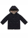 Kids Diamond Quilted Padding Black - BURBERRY - BALAAN 2