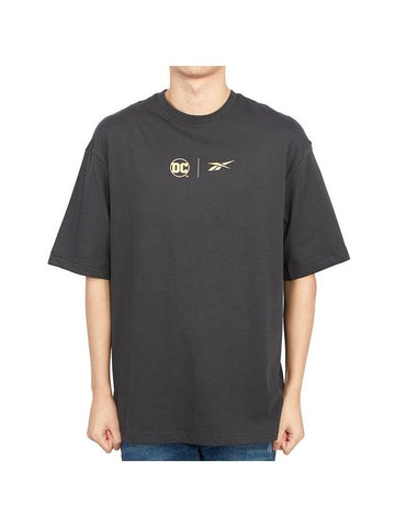 Men's Short Sleeve T-Shirt IB5812 PURGRY - REEBOK - BALAAN 1