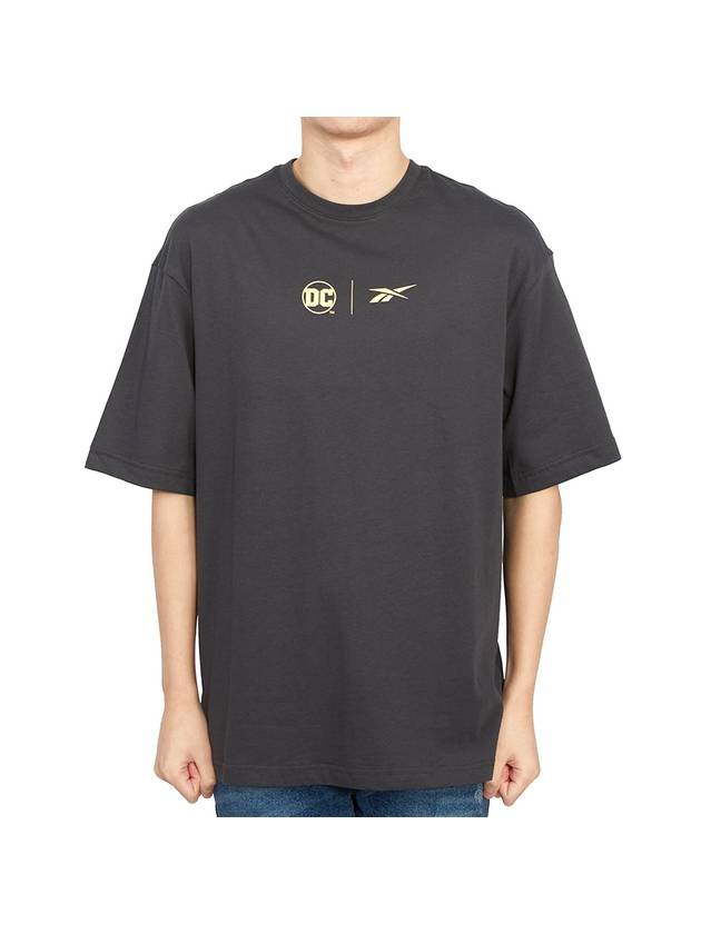 Men's Short Sleeve T-Shirt IB5812 PURGRY - REEBOK - BALAAN 1