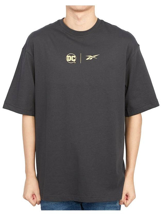Men's Short Sleeve T-Shirt IB5812 PURGRY - REEBOK - BALAAN 2