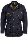 Men's International Original Wax Belt Jacket Navy - BARBOUR - BALAAN 1