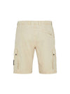 Logo Cotton Slim Cargo Shorts Beige - STONE ISLAND - BALAAN 3