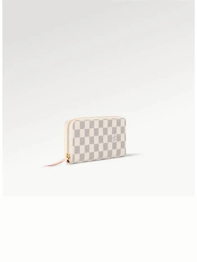 Clemence Damier Azur Long Wallet Beige - LOUIS VUITTON - BALAAN 3